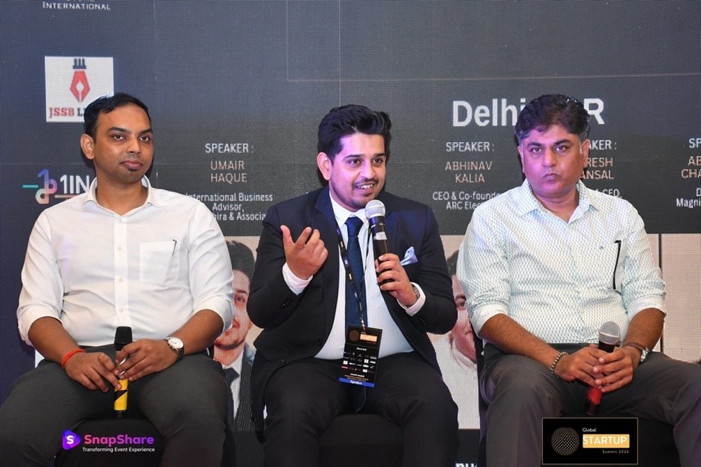 Umair Haque Represents Dezan Shira & Associates at the Global Startup Summit 2025 in Delhi NCR